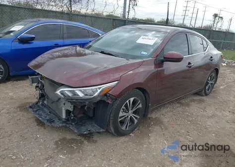 2021 Nissan Sentra Sv Xtronic Cvt z USA, uszkodzony, nr VIN 3N1AB8CV8MY212504